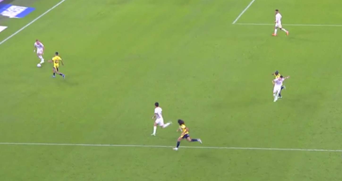 FENERBAHÇE - ALANYASPOR — VERİLMEYEN GOL, 47' (1. görüntü)