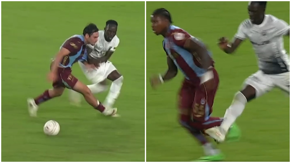 TRABZONSPOR - GENÇLERBİRLİĞİ — VERİLMEYEN KIRMIZI KART, 90' (5. görüntü)